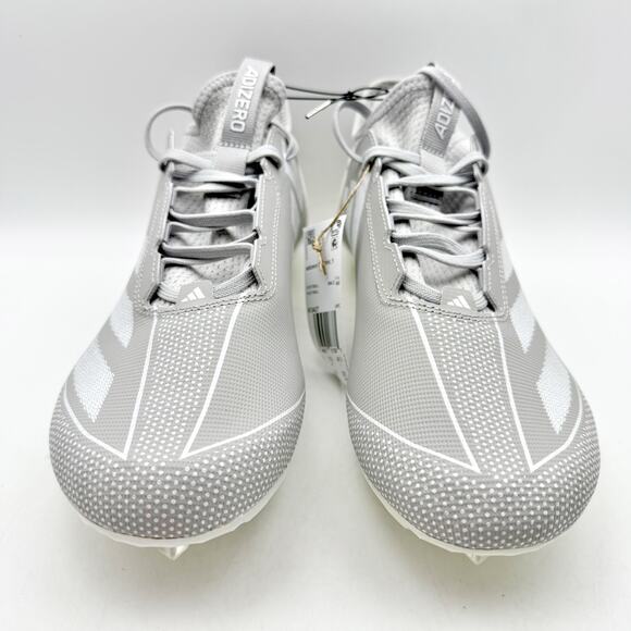 Adidas Mens Adizero Electric.1 Football Cleats US 12 Grey White Athletic NIB - Picture 6 of 12